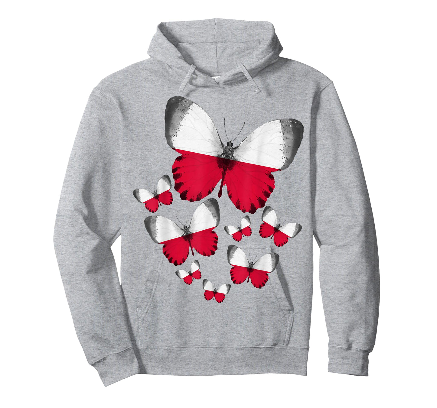 Polish Flag Outfit Ideas For Kids & Poland Polska Butterfly T-Shirt