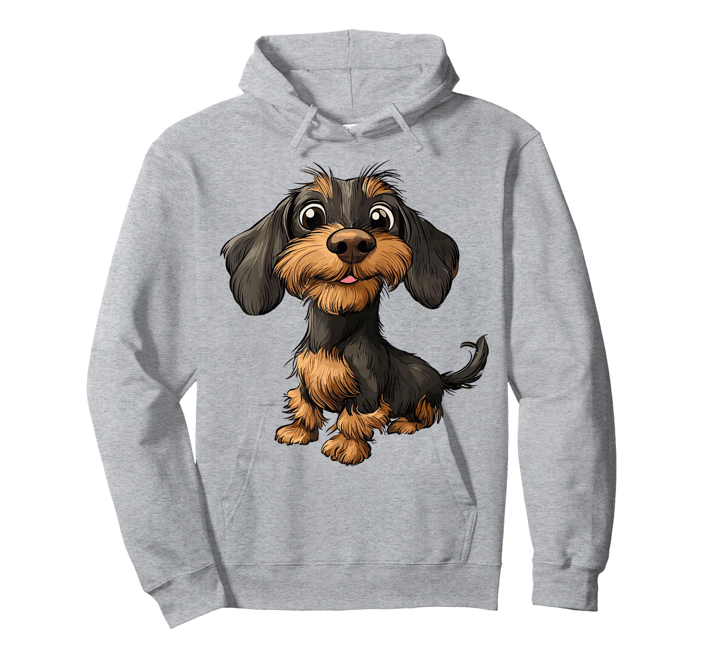 Wirehaired Dachshund Teckel Dog Hunting funny Portrait T-Shirt