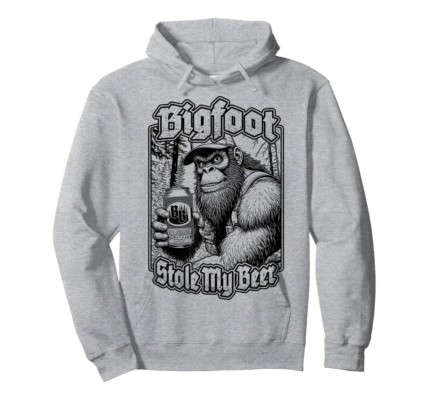 Bigfoot Stole My Beer Lover Funny Sasquatch Redneck Beers T-Shirt