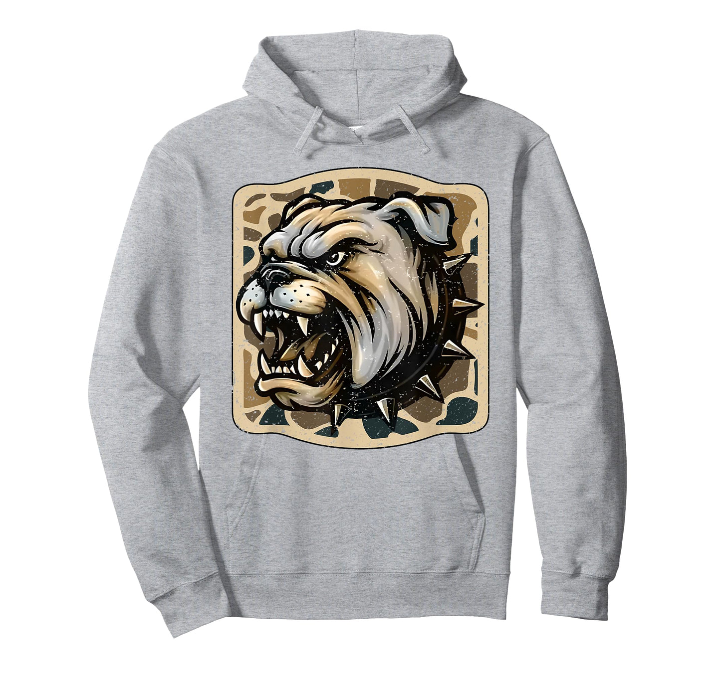 Bulldogs Camo Football Game Day School Mascot Team Spirit T-Shirt