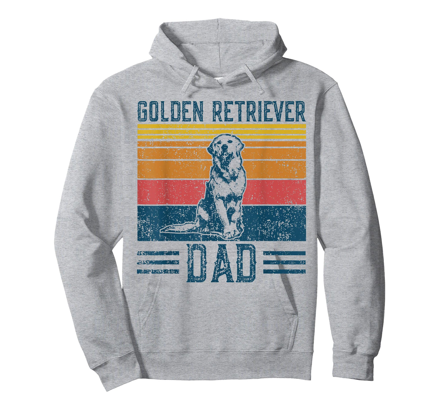 Dog Golden Dad - Vintage Golden Retriever Dad T-Shirt Small