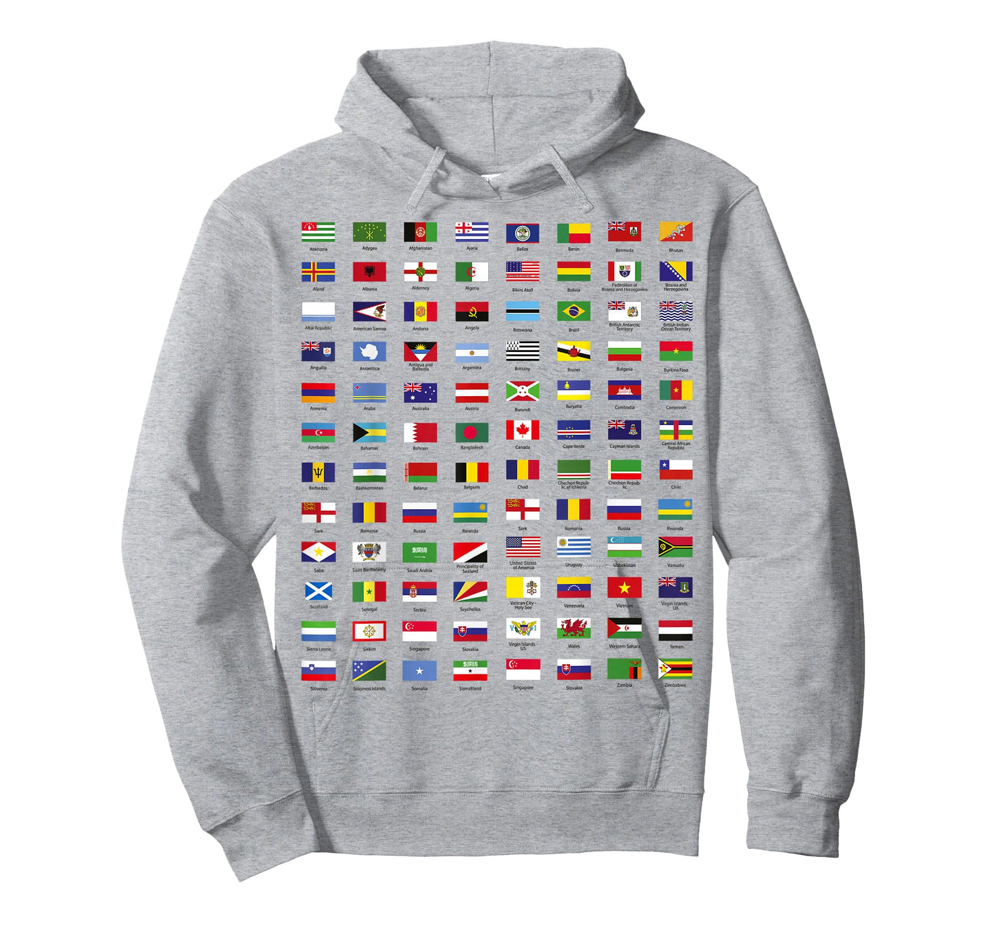 All Countries Flags of The World 287 Flag Trip International T-Shirt