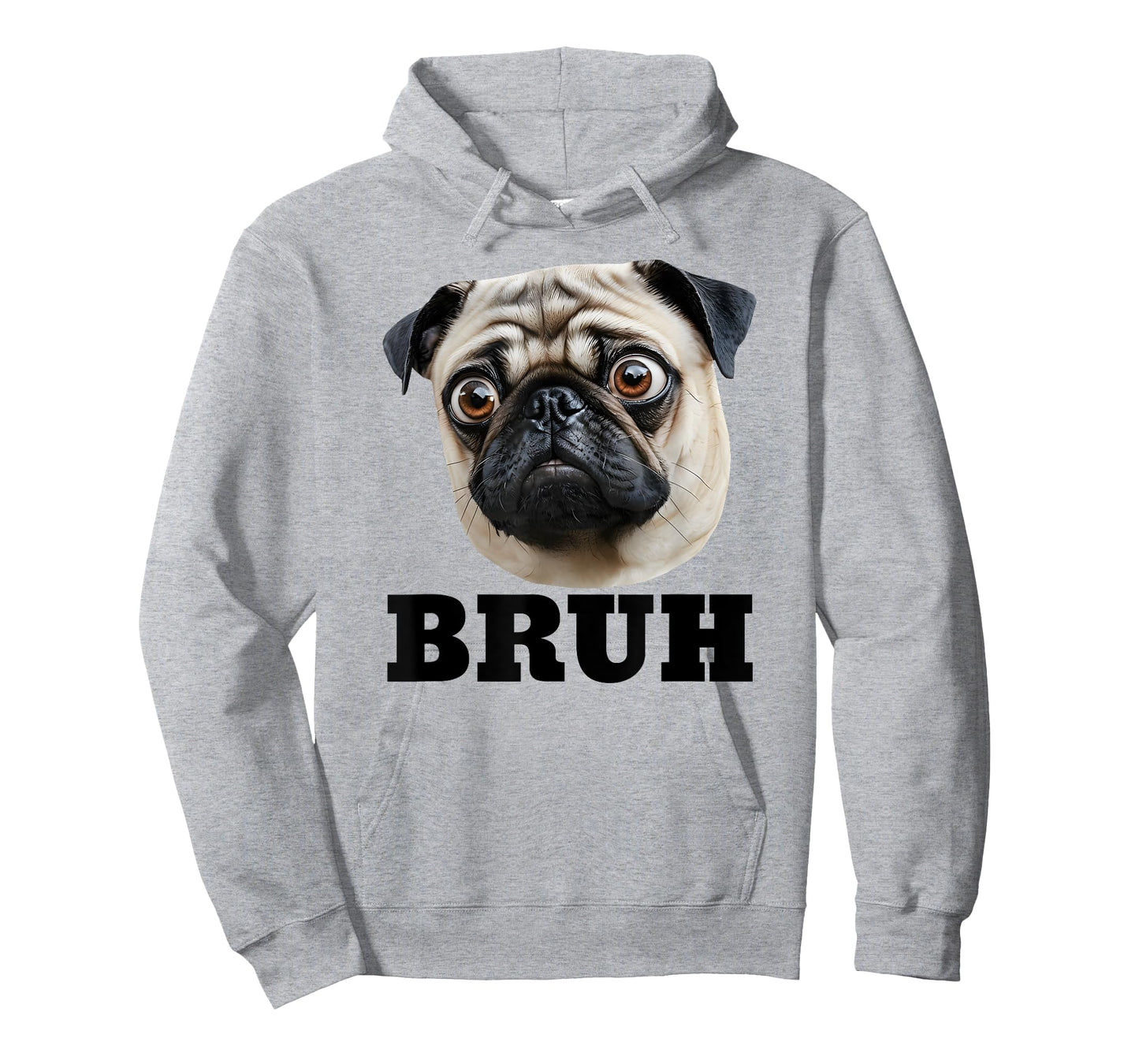 Funny Pug Bruh Silly Puppy Dog Lover T-Shirt