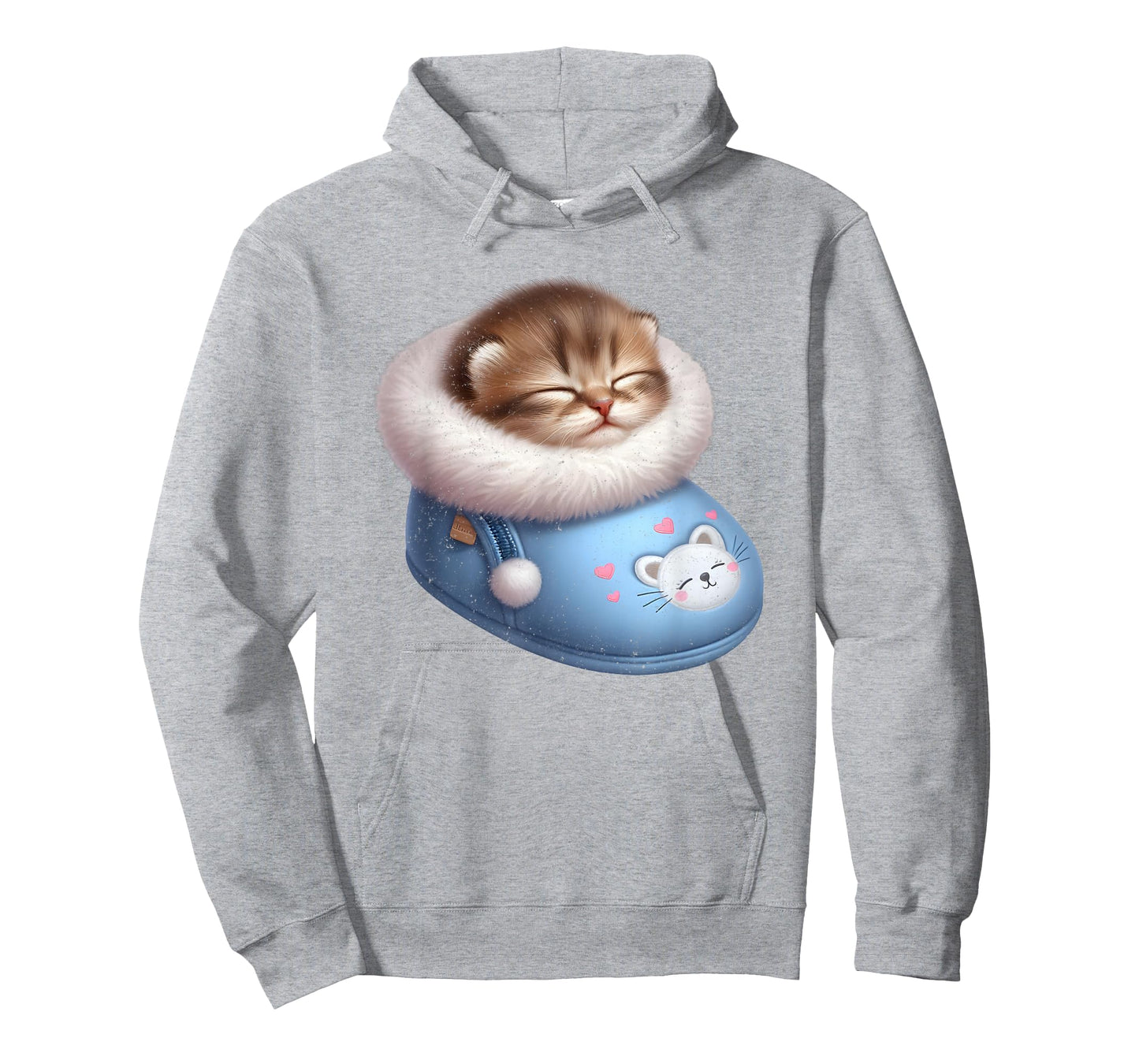 Sleeping Cat in Slipper T-Shirt