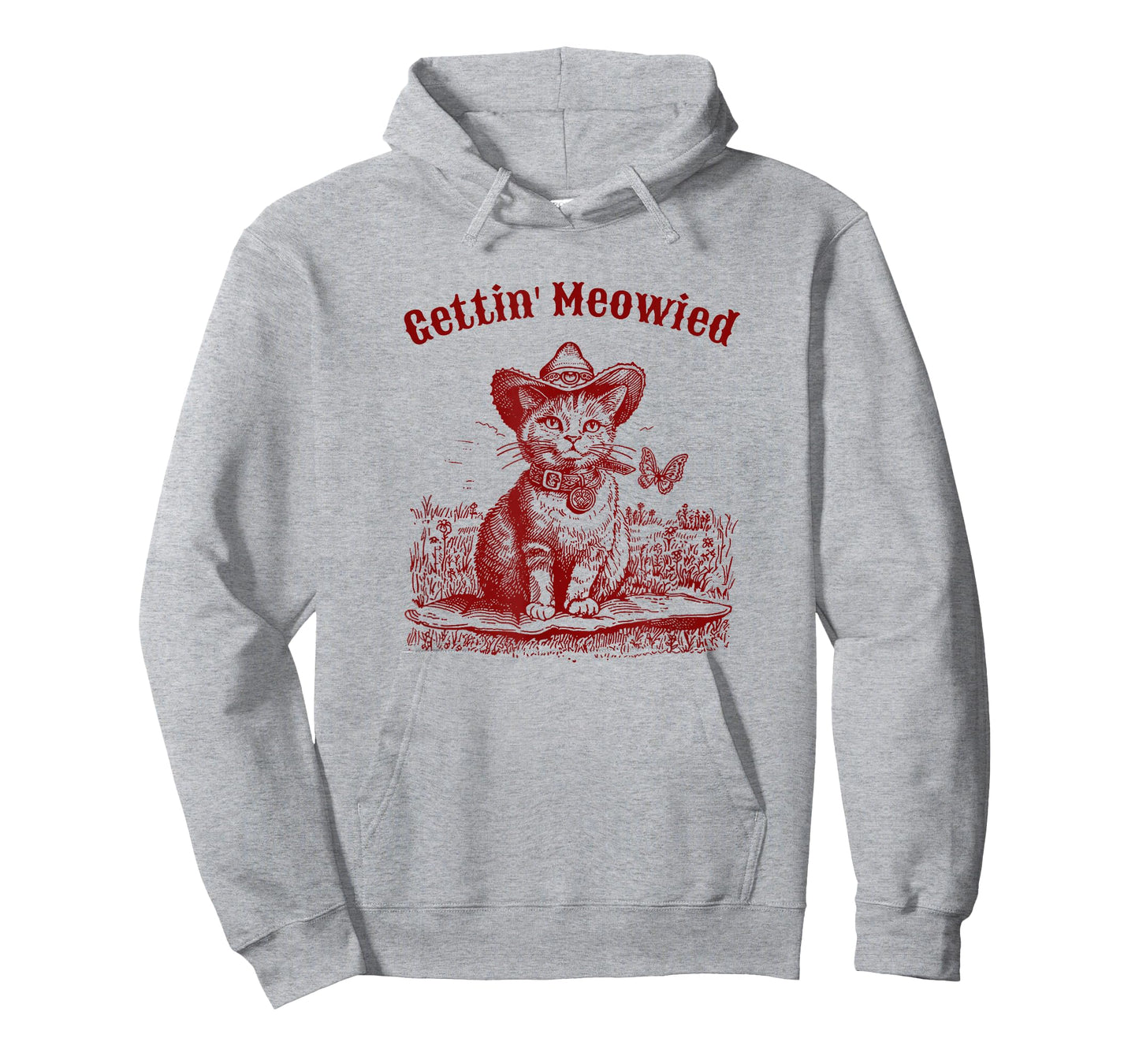 Meowdy Bachelorette Party Cowgirl Cowboy Cat Bridal Squad T-Shirt