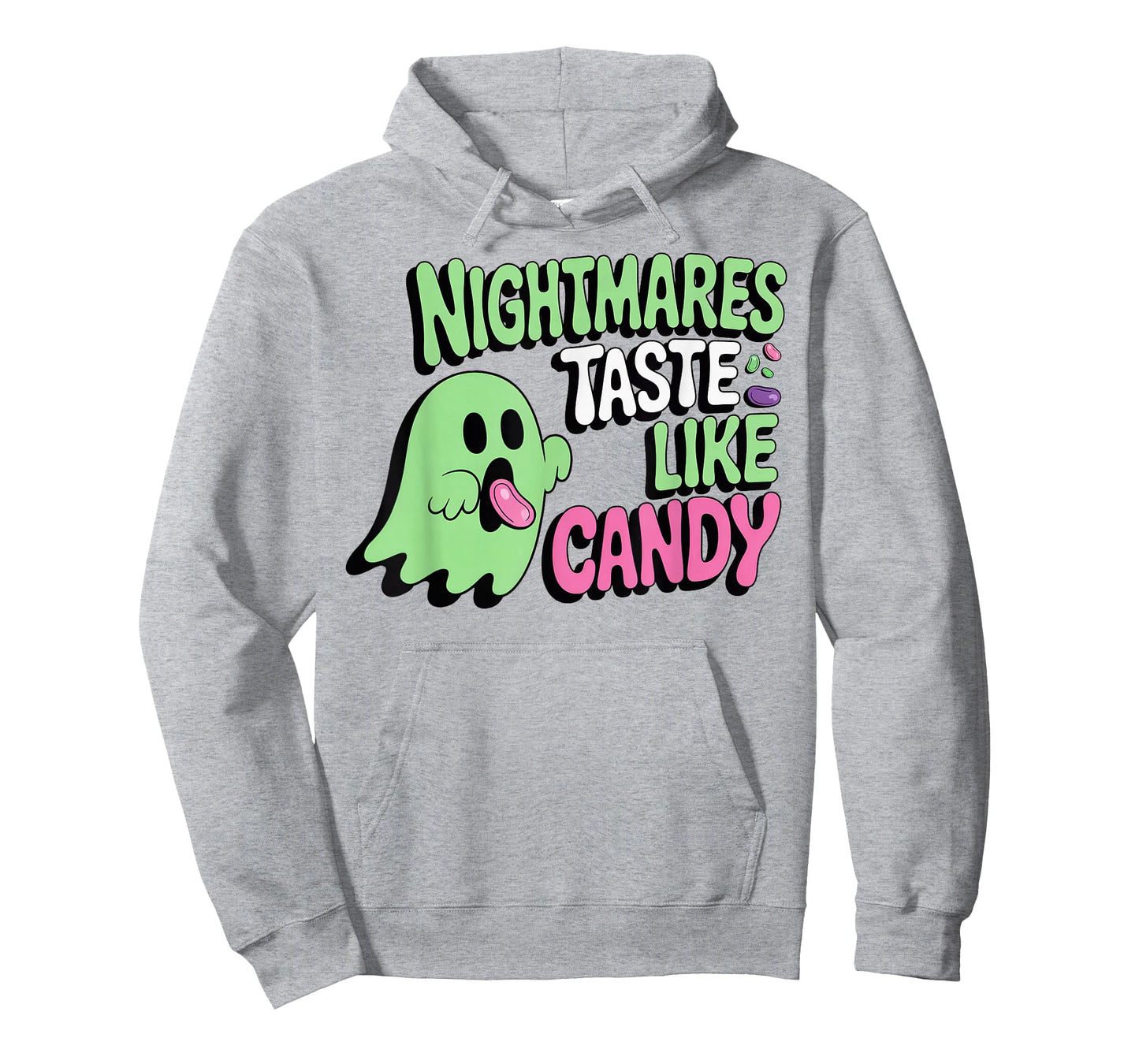 Retro Ghost Candy Quote Creepy Cute Halloween T-Shirt