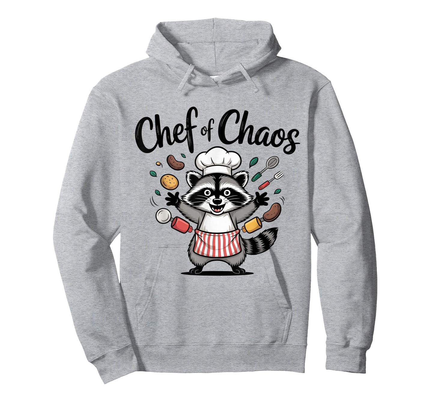 Chef of Chaos Raccoon Funny Cooking Kitchen T-Shirt