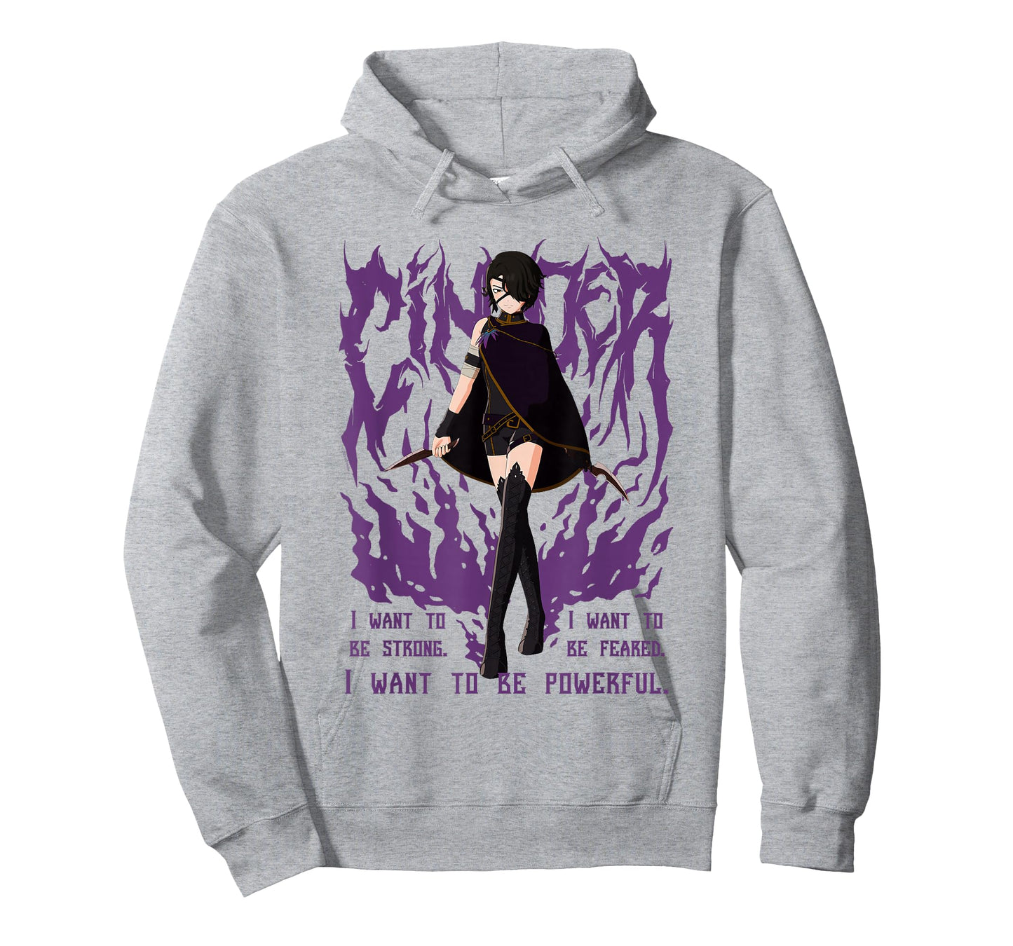 RWBY Cinder Fall Heavy Metal Anime Cartoon T-Shirt