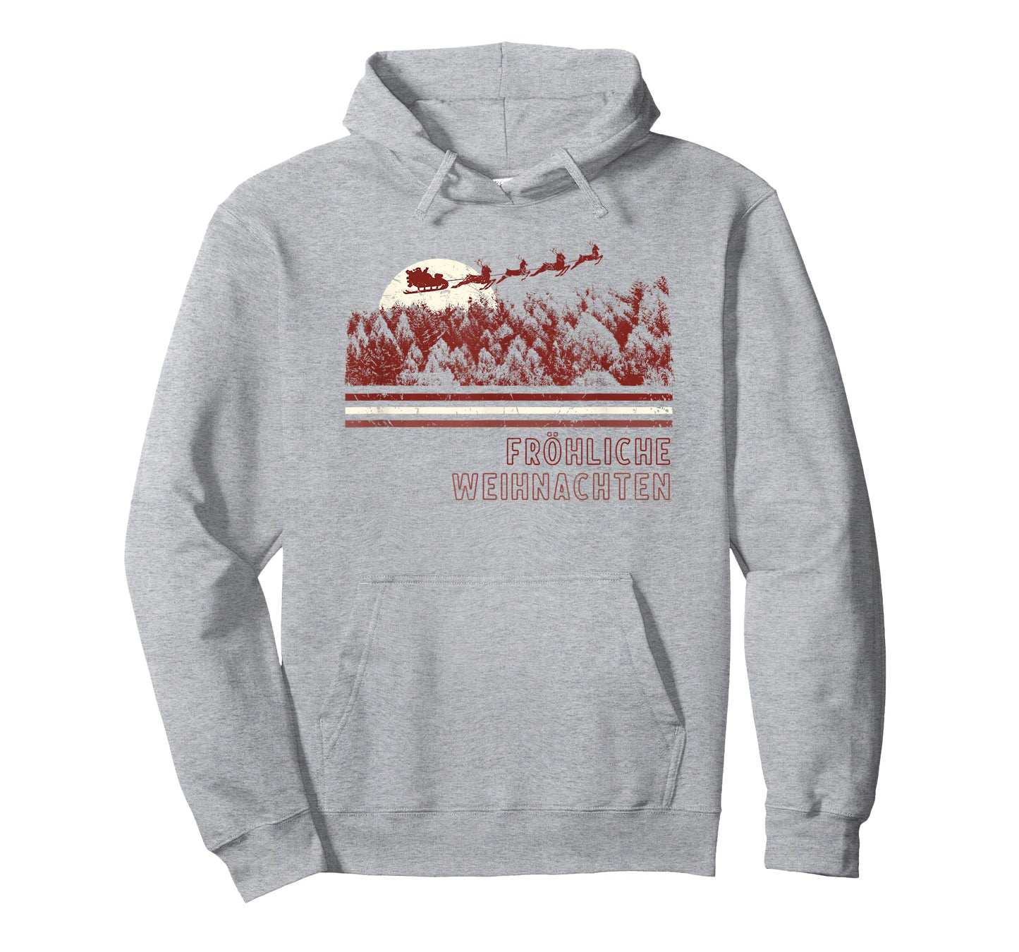 German Christmas Market Retro Santa T-Shirt
