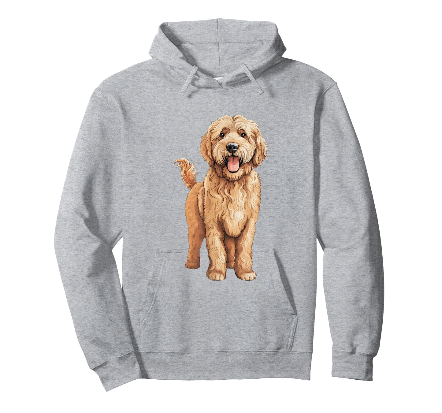 Adorable Labradoodle Illustration for Dog Lovers T-Shirt