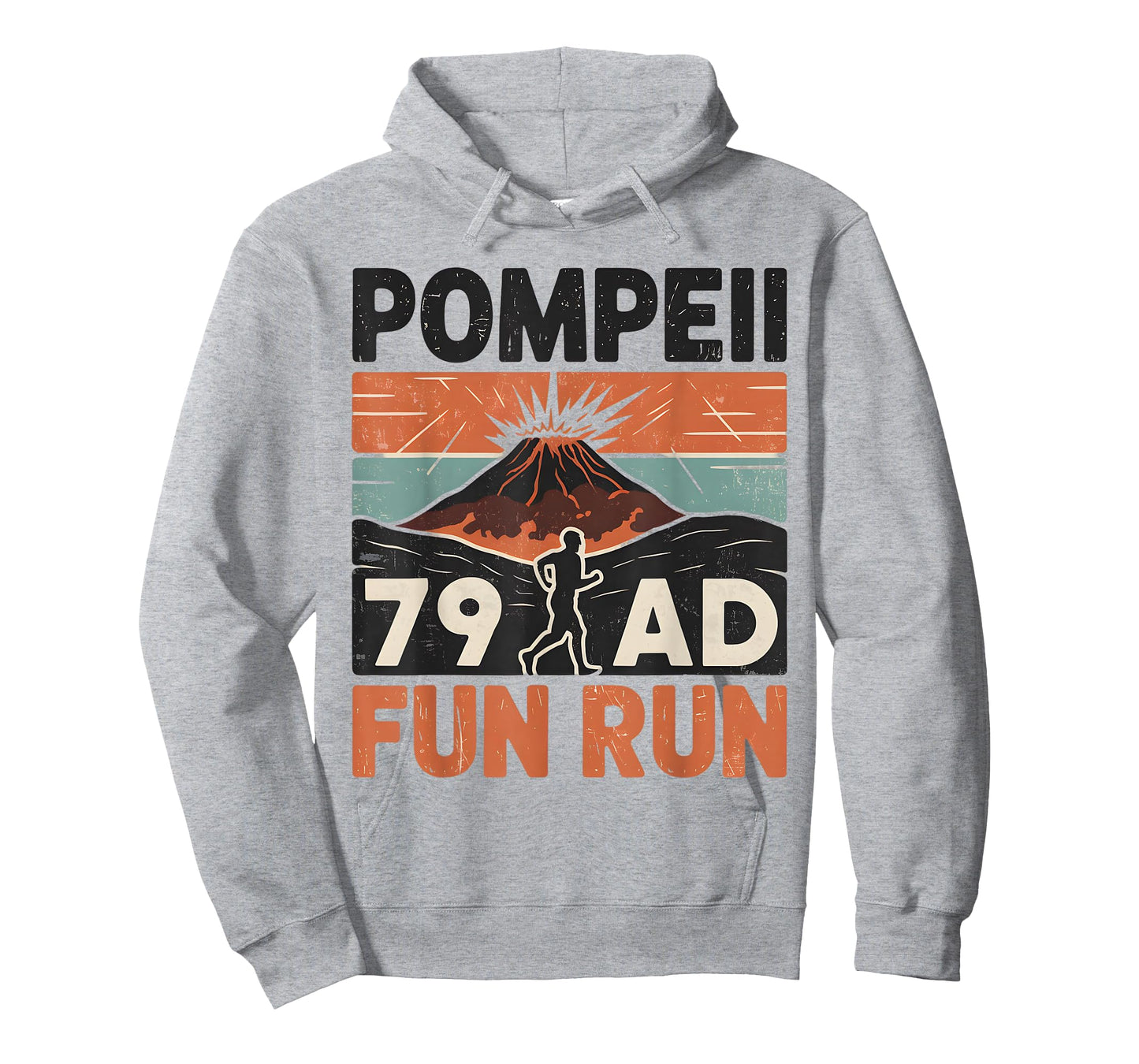 Pompeii Fun Run Geography Volcanologist Volcanology T-Shirt