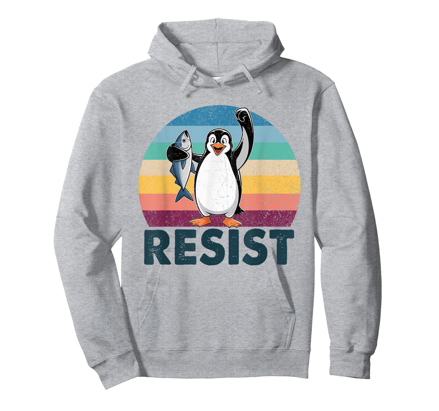 Resist Penguin Activism Penguins Protest Against Tarriffs T-Shirt