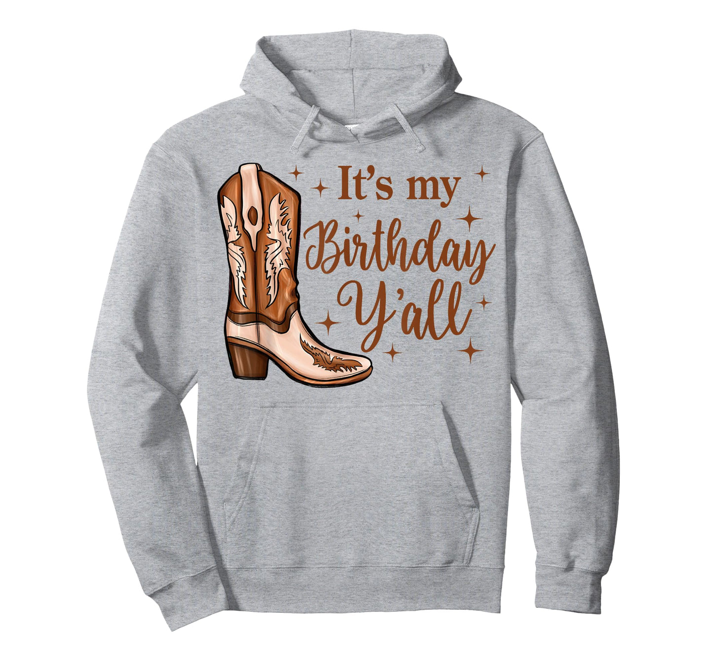 It's My Birthday Y'all Boot Western Country Birthday Cowgirl T-Shirt