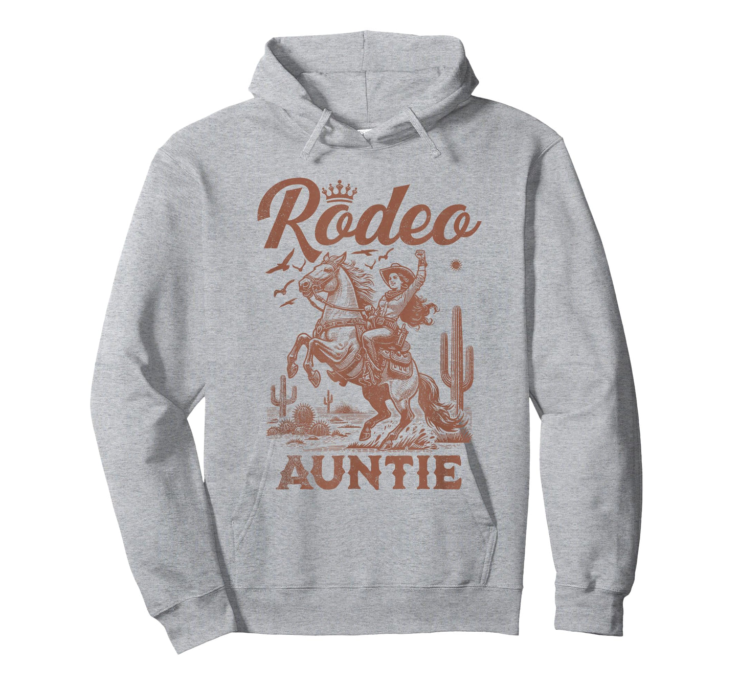 Mothers Day Rodeo Aunt Western Cowboy Auntie Family Matching T-Shirt