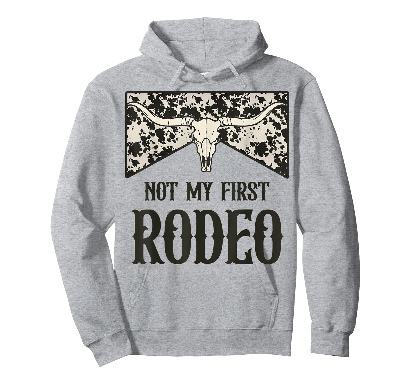 Not My First Rodeo Bull Skull Leopard Western Rodeo Country T-Shirt
