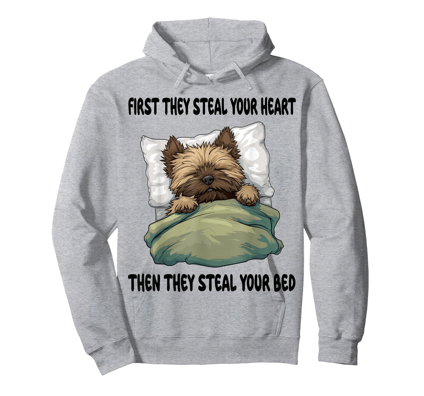Cairn Terrier Sleeping Pajamas Nightgown T-Shirt