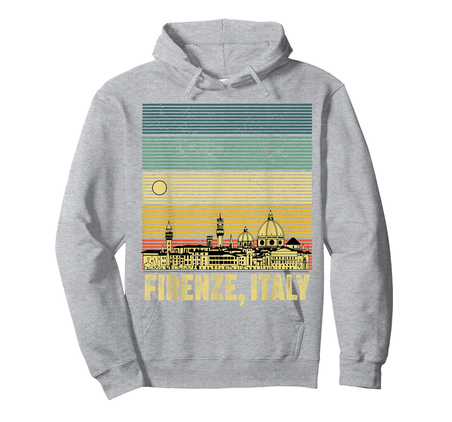 souvenirs from italy firenze Florence retro vintage skyline T-Shirt