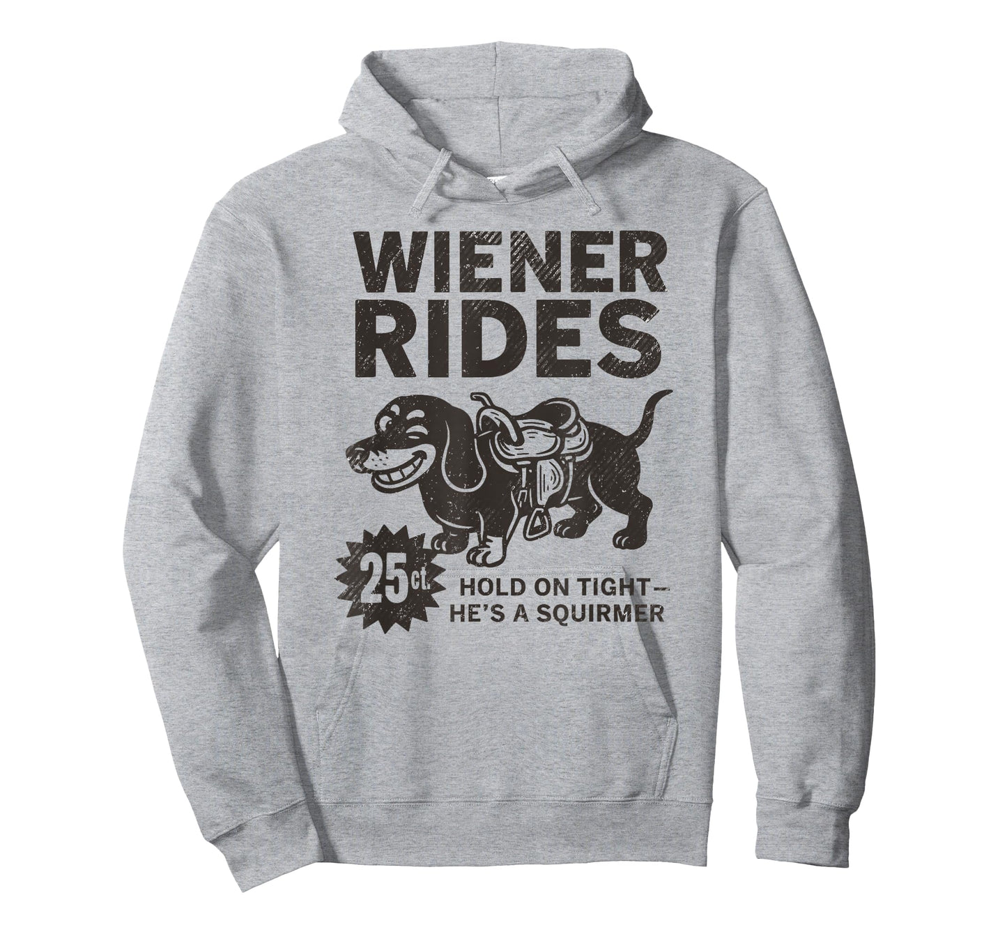 Adult Humor Dachshund Newspaper Ad, Wiener Rides 25 Cents T-Shirt
