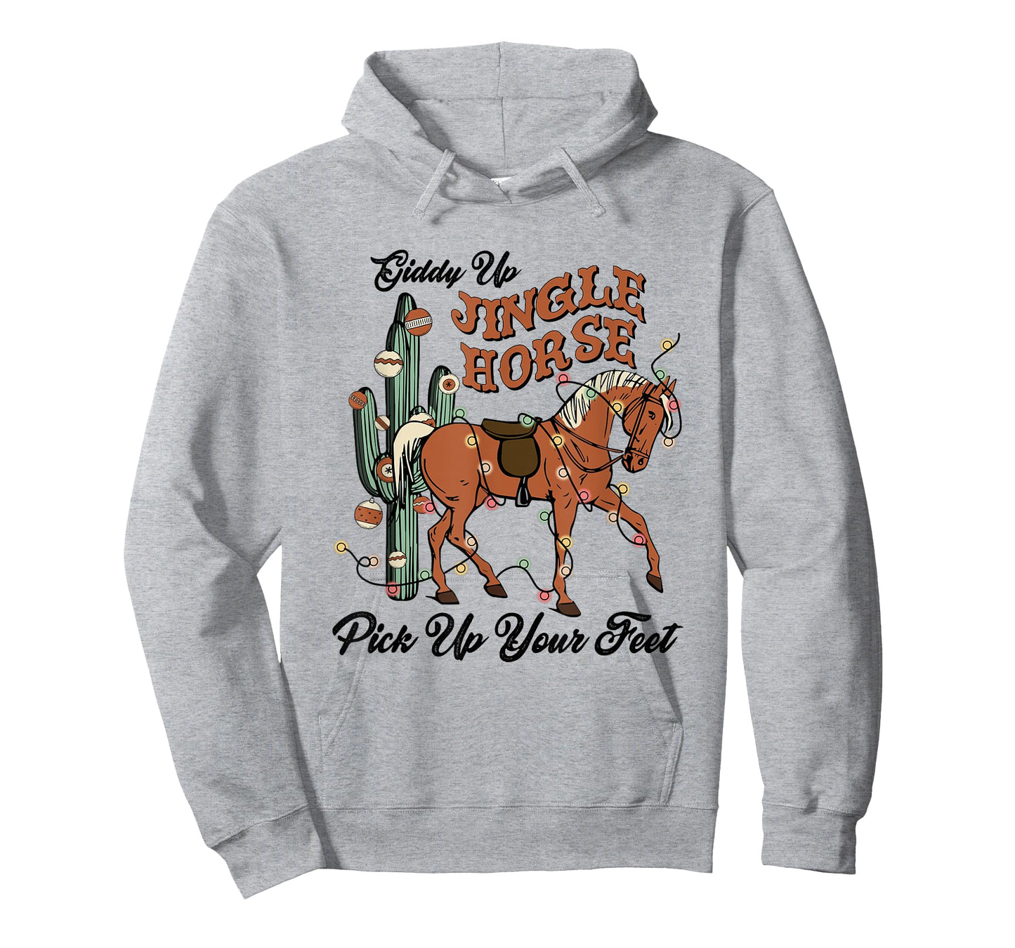 Giddy-Up Jingle Horse Pick Up Your Feet, Xmas Horse Lover T-Shirt