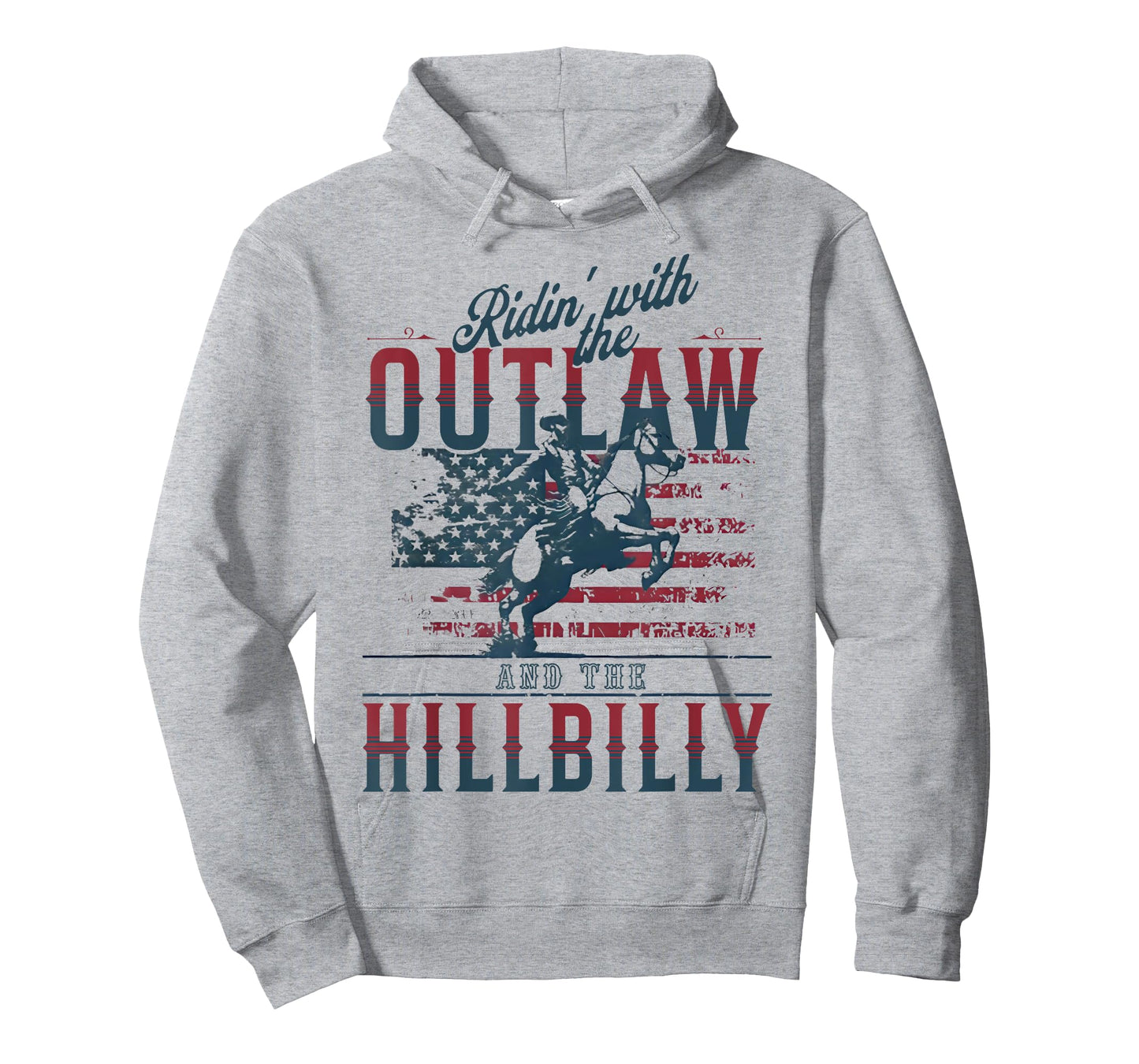 Cowboys Ridin With The Outlaw And The Hillbilly T-Shirt