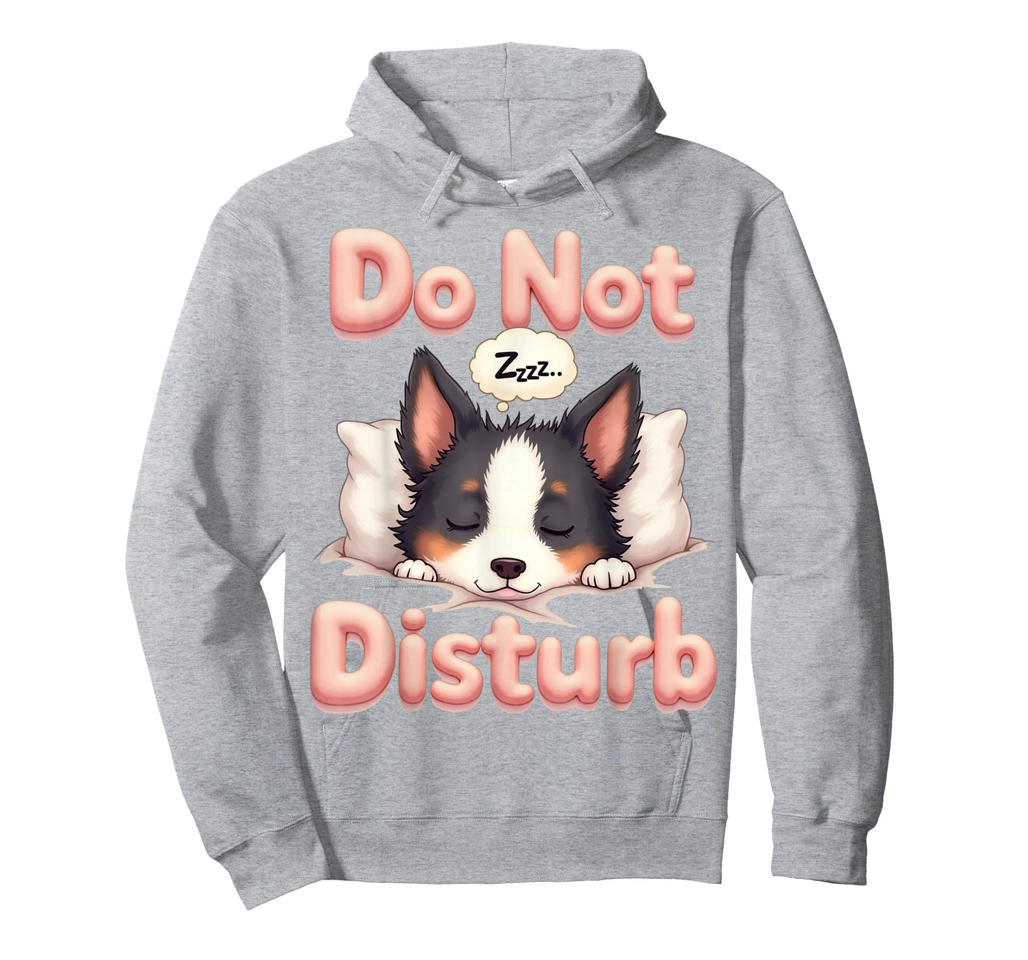 Do Not Disturb Border Collie Dog Funny Pajamas T-Shirt