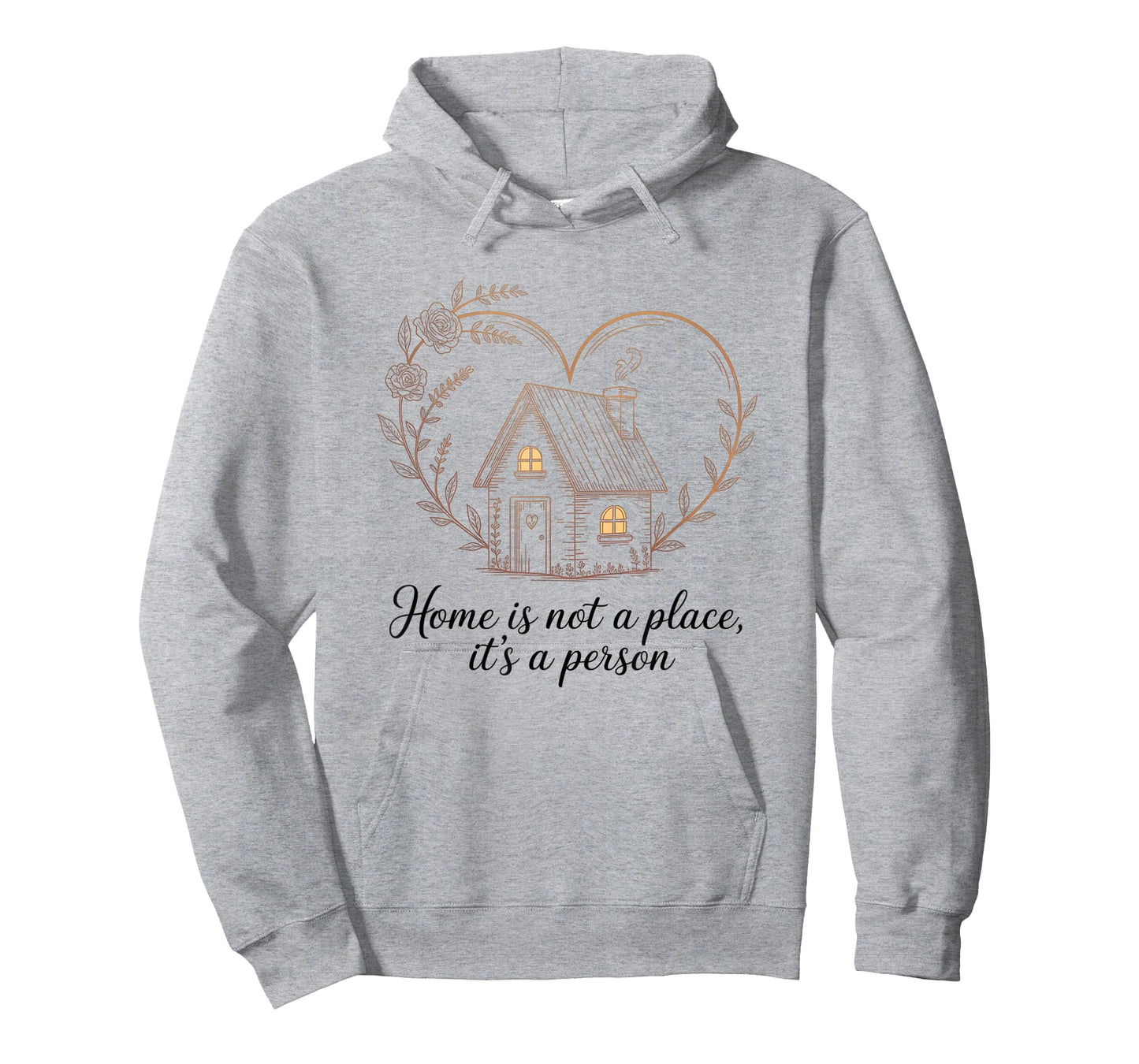Home is Not a Place It’s a Person Love Husband Wife Men T-Shirt