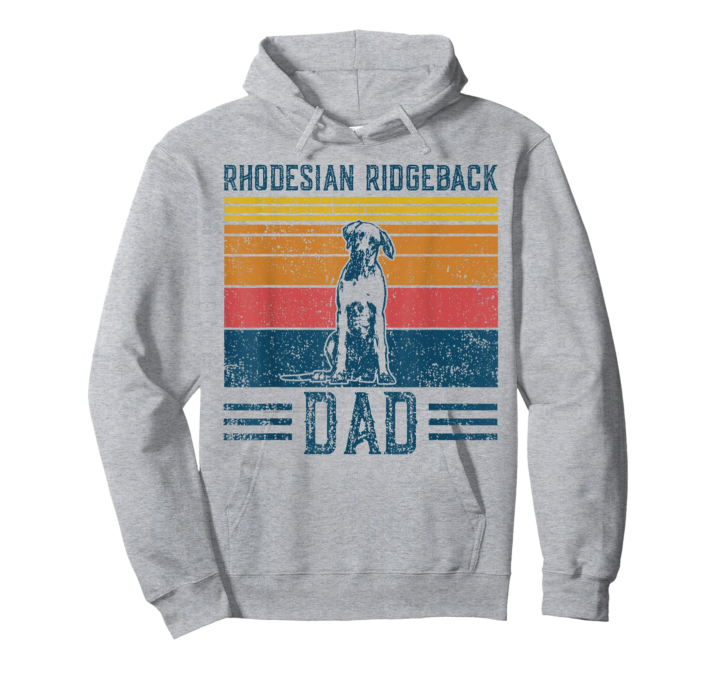Dog Ridgeback Dad - Vintage Rhodesian Ridgeback Dad T-Shirt