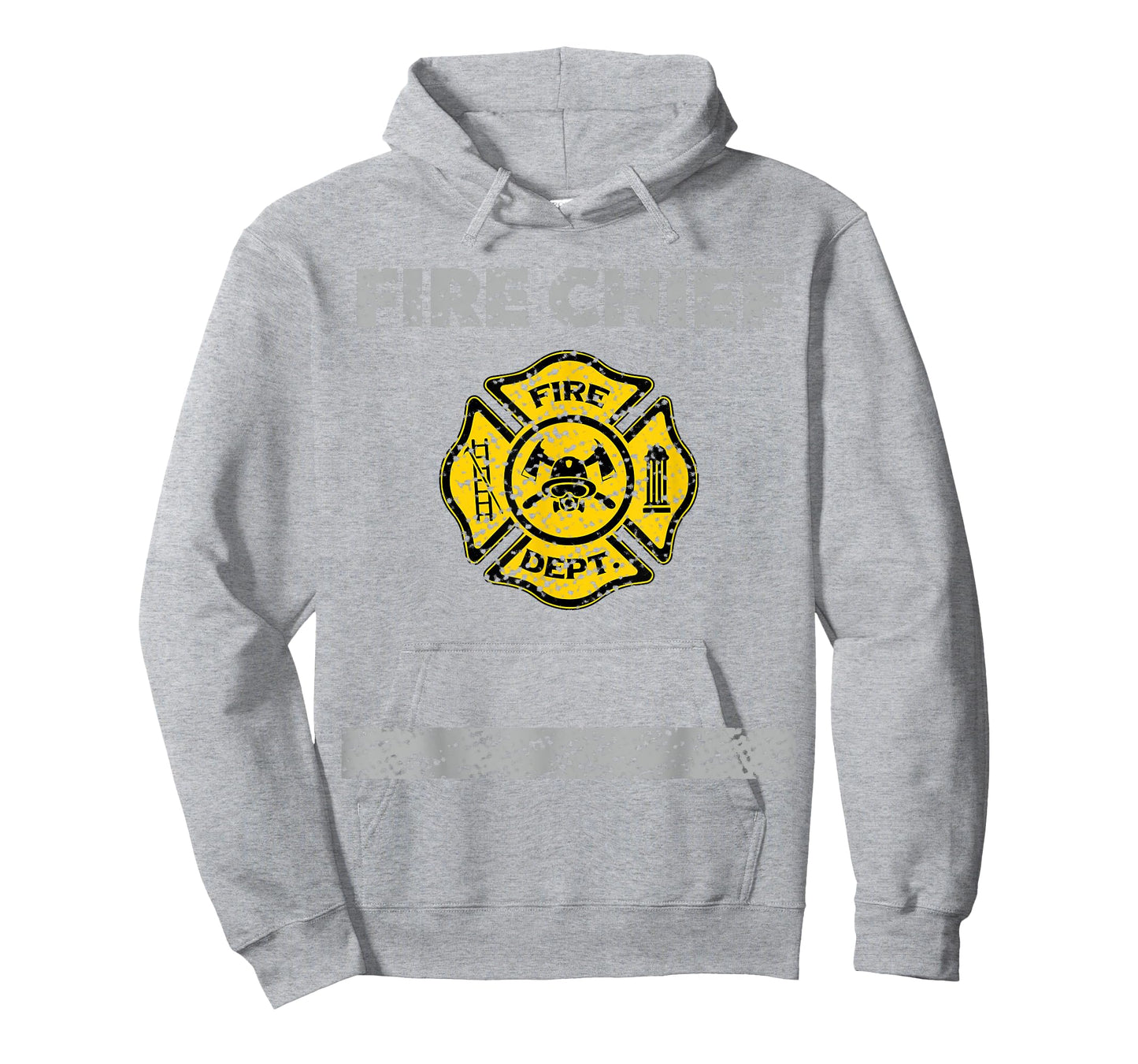 Firefighter Chief Costume Distressed T Shirt Gift