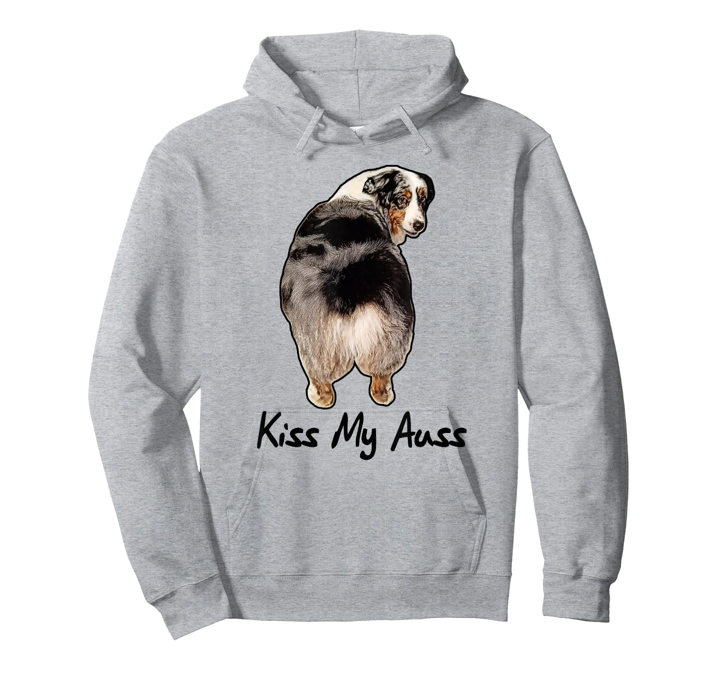 Funny Miniature Australian Shepherd Kiss My Auss Mini Aussie T-Shirt