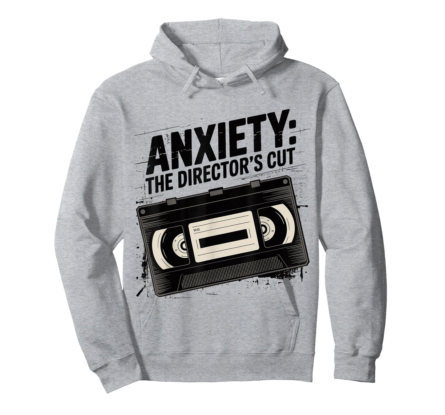 Anxiety The Director’s Cut Retro VHS Apparel Design T-Shirt