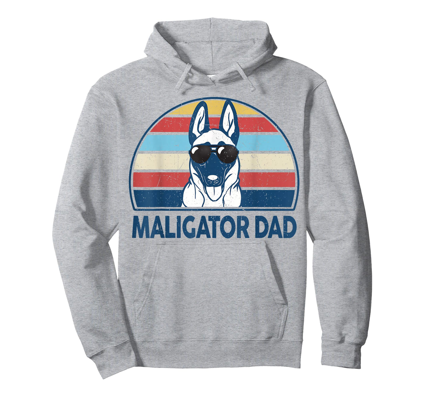 Funny Belgian Malinois Maligator Dad for Dog Lover T-Shirt