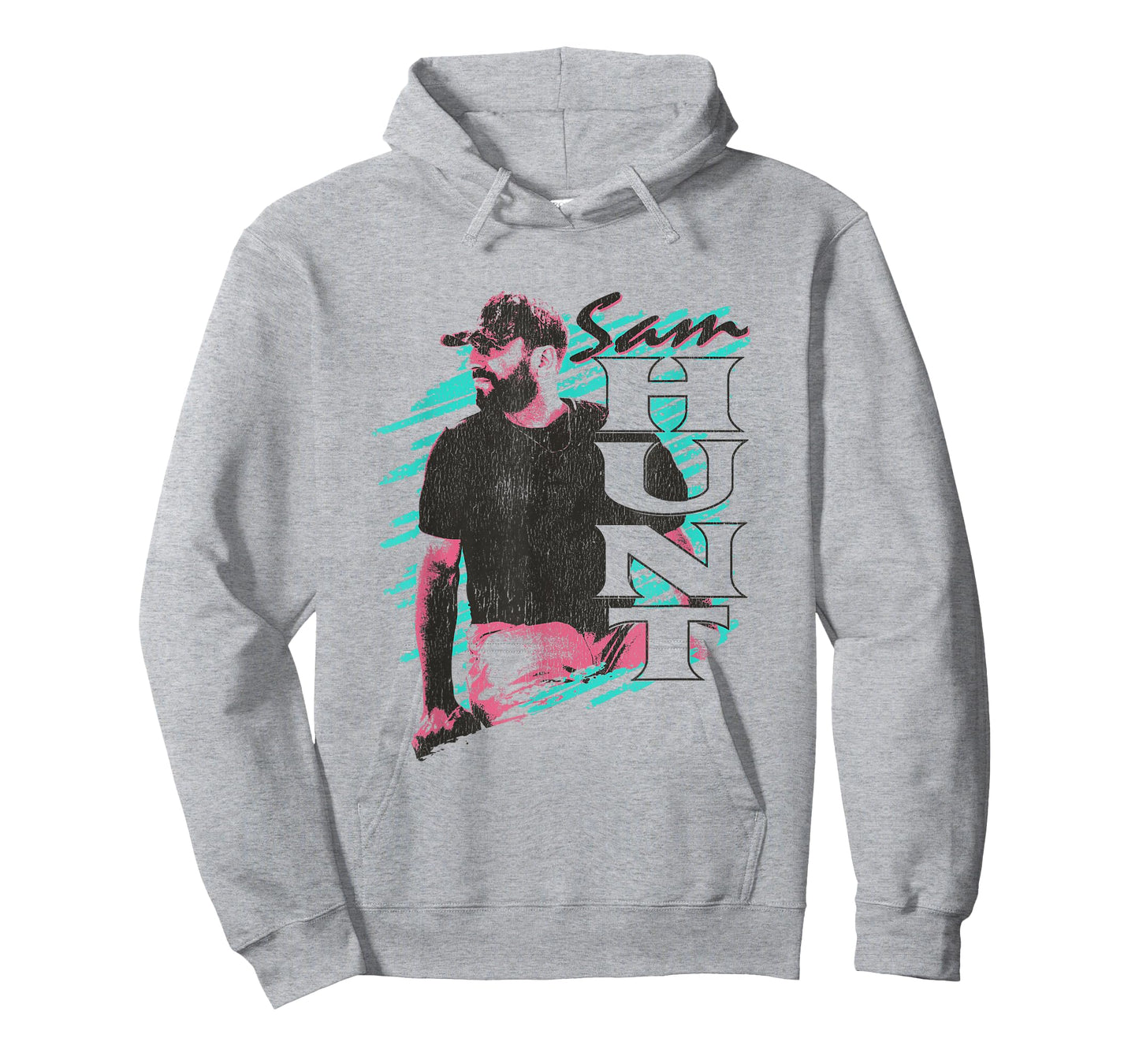 Sam Hunt Pink and Blue T-Shirt