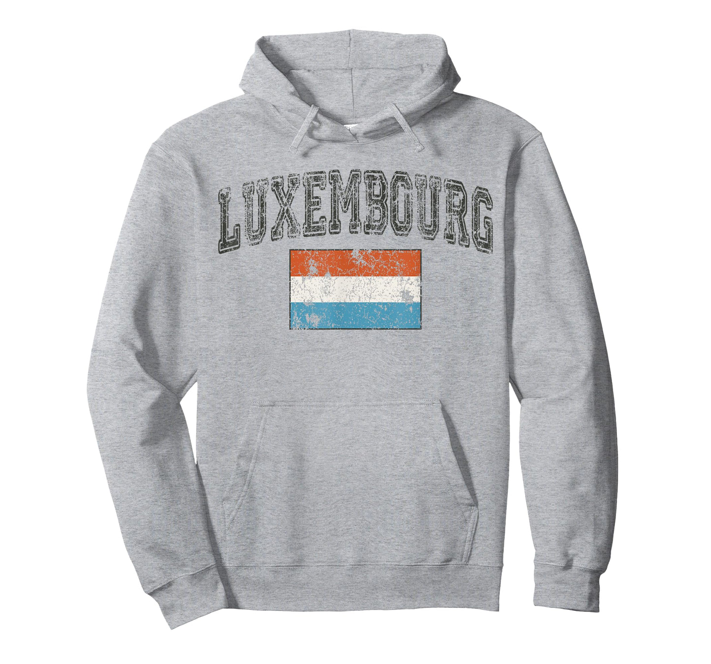 Vintage Retro Faded Luxembourg Flag T-Shirt