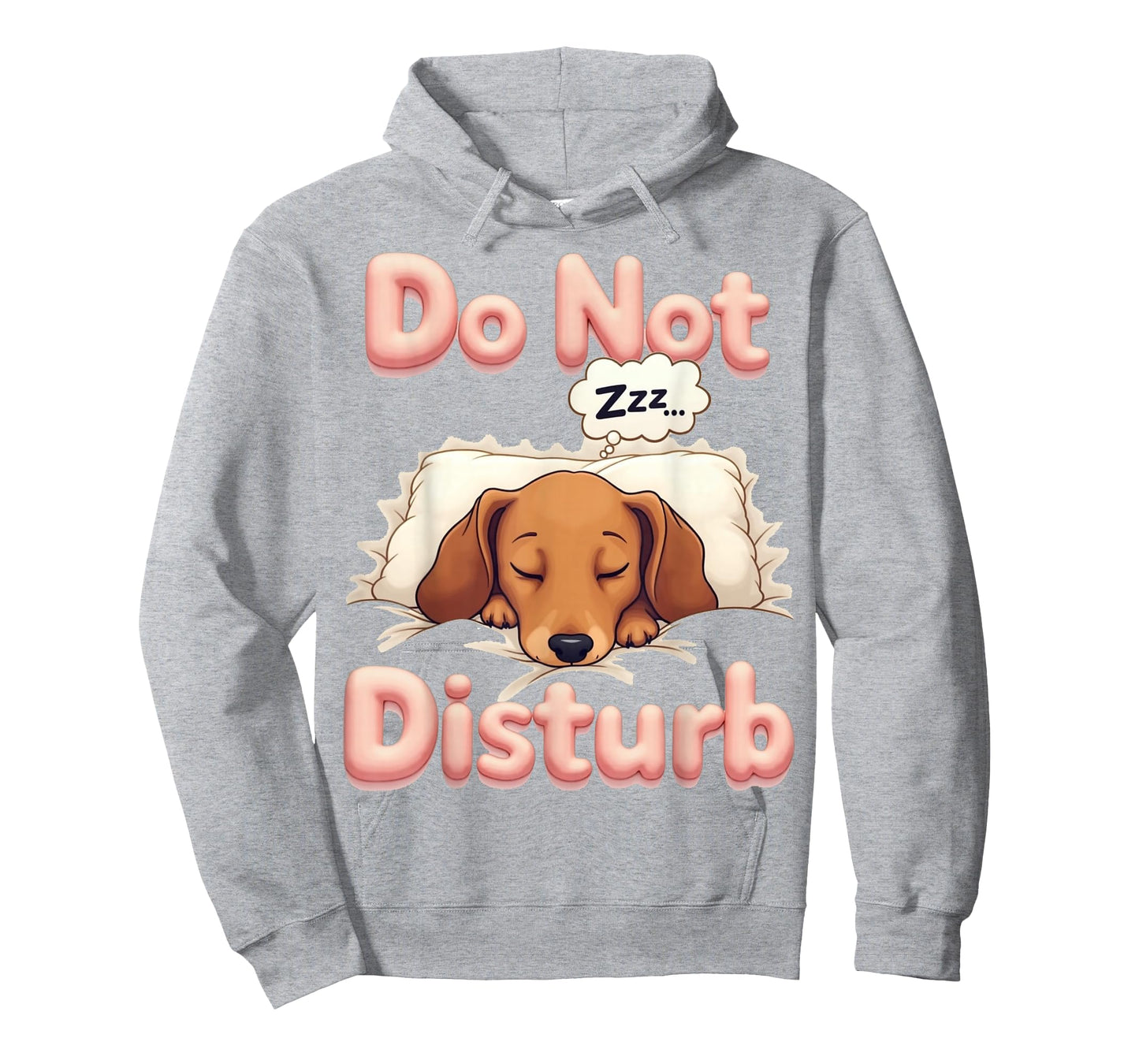 Do Not Disturb Wiener Dog Funny Dachshund Pajamas T-Shirt