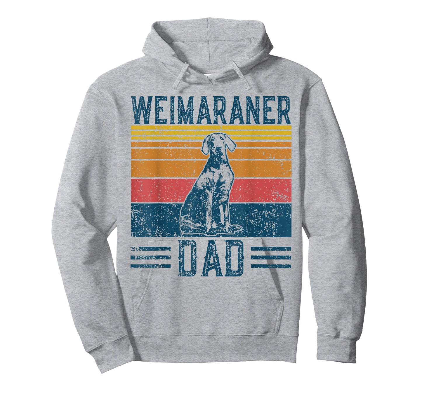 Dog Weimeraner Dad - Vintage Weimaraner Papa T-Shirt