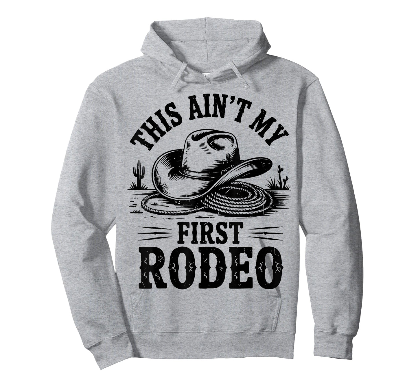 Boy This Aint My First Rodeo Western Cowboy Hats Toddler Men T-Shirt