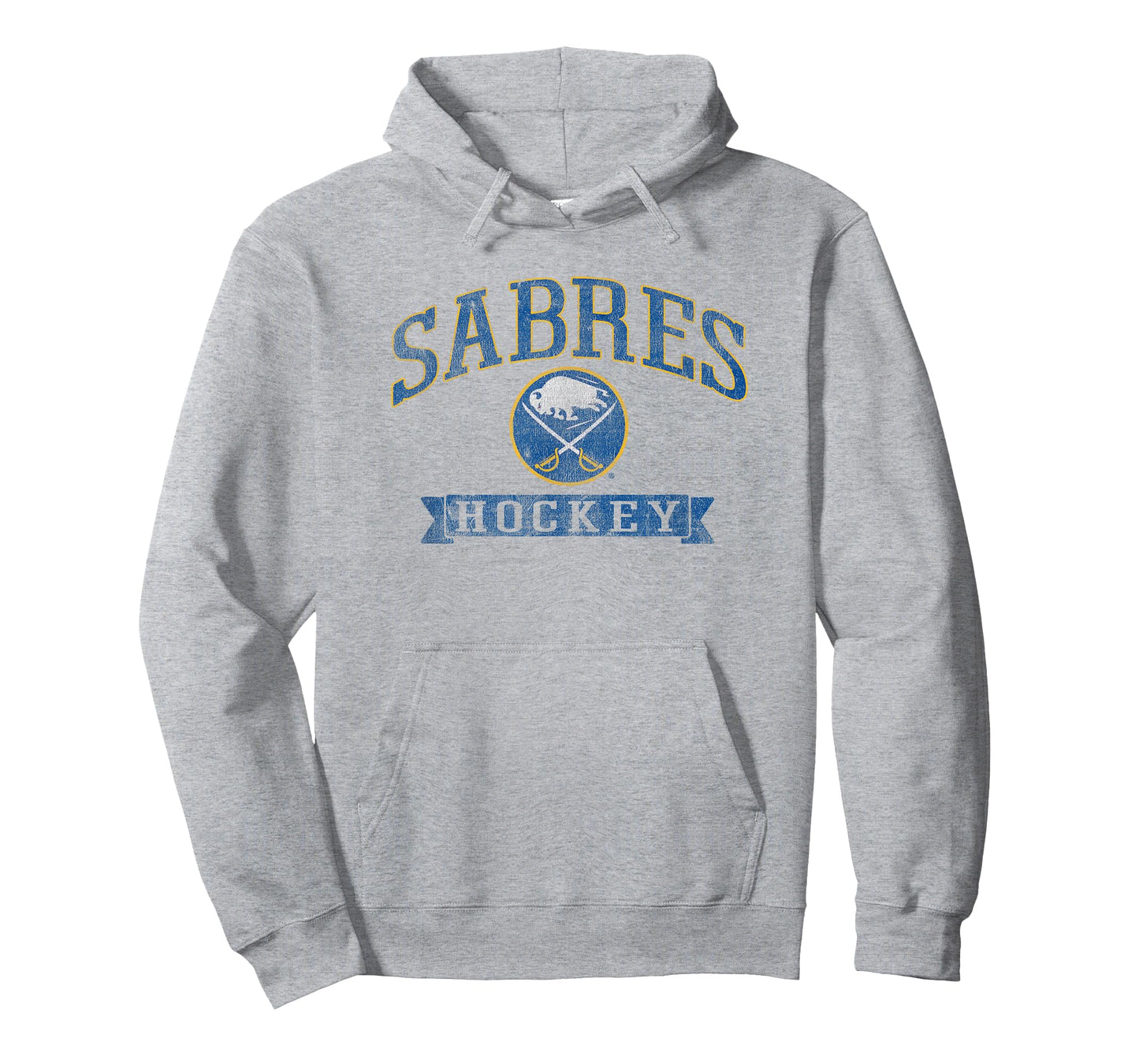 Buffalo Sabres Vintage Hockey Gray NHL Officially Licensed T-Shirt