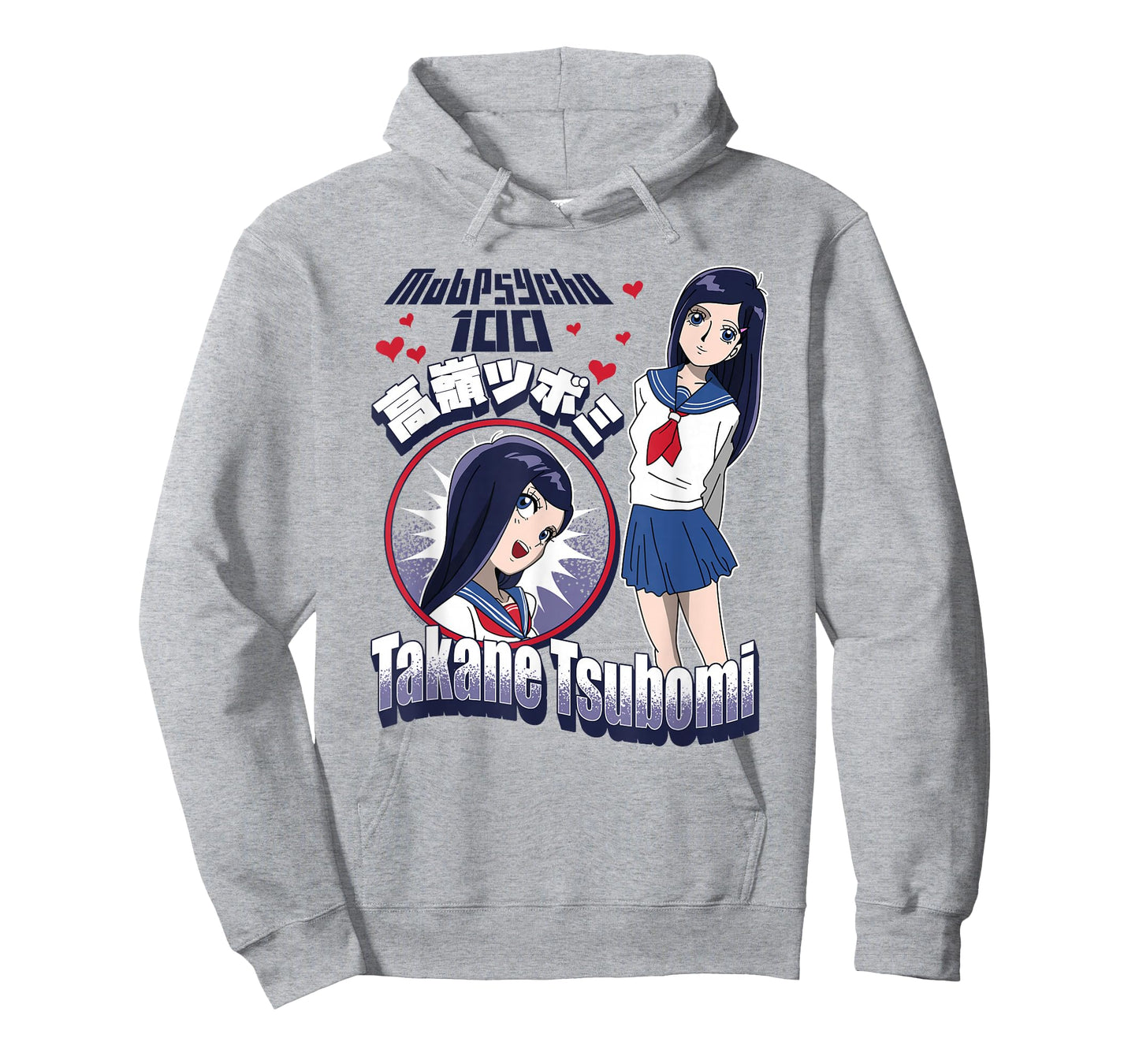 Mob Psycho 100 Takane Tsubomi Cute Hearts Anime Girl T-Shirt