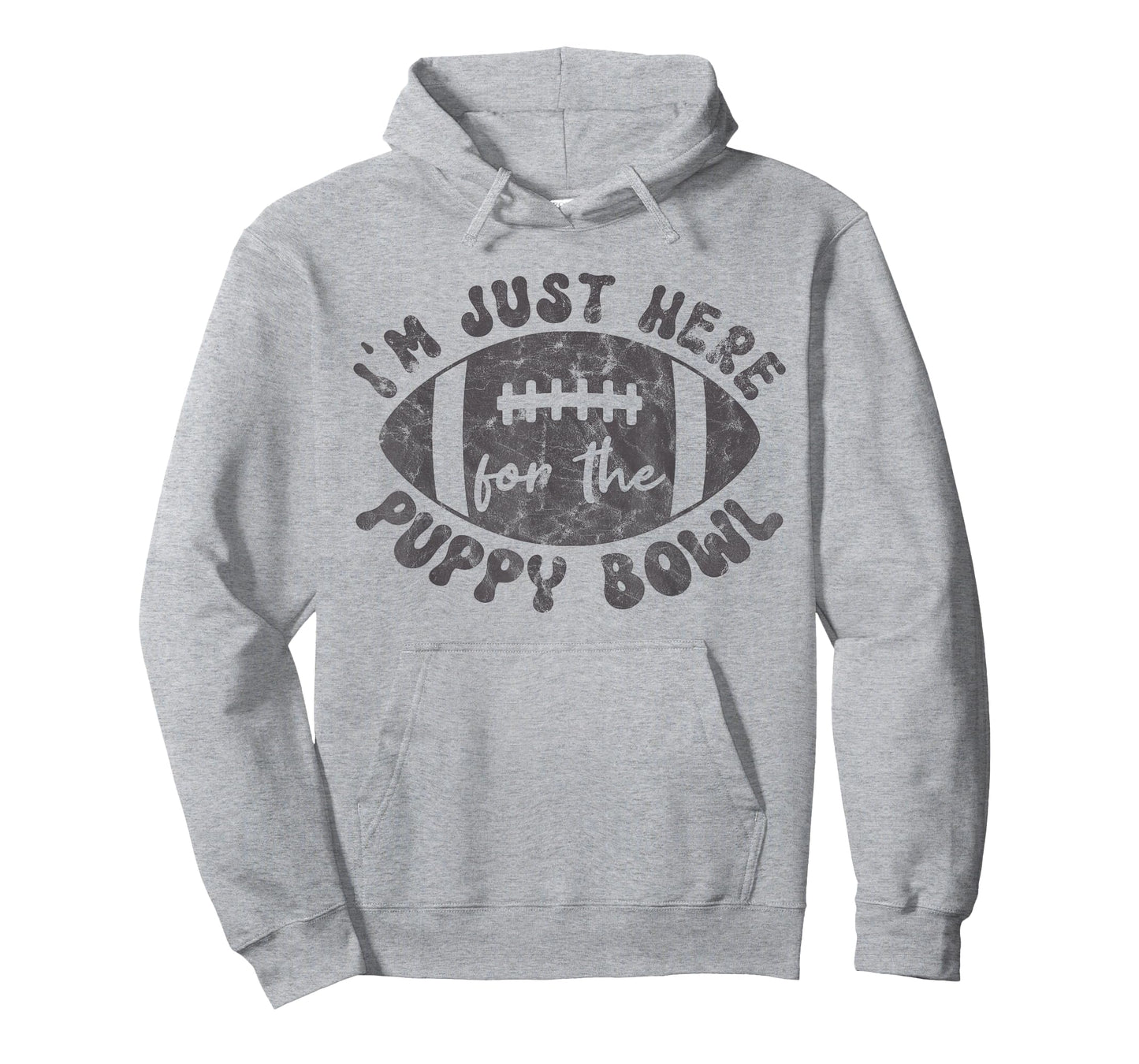 I'm Just Here For The Puppy Bowl Football T-Shirt