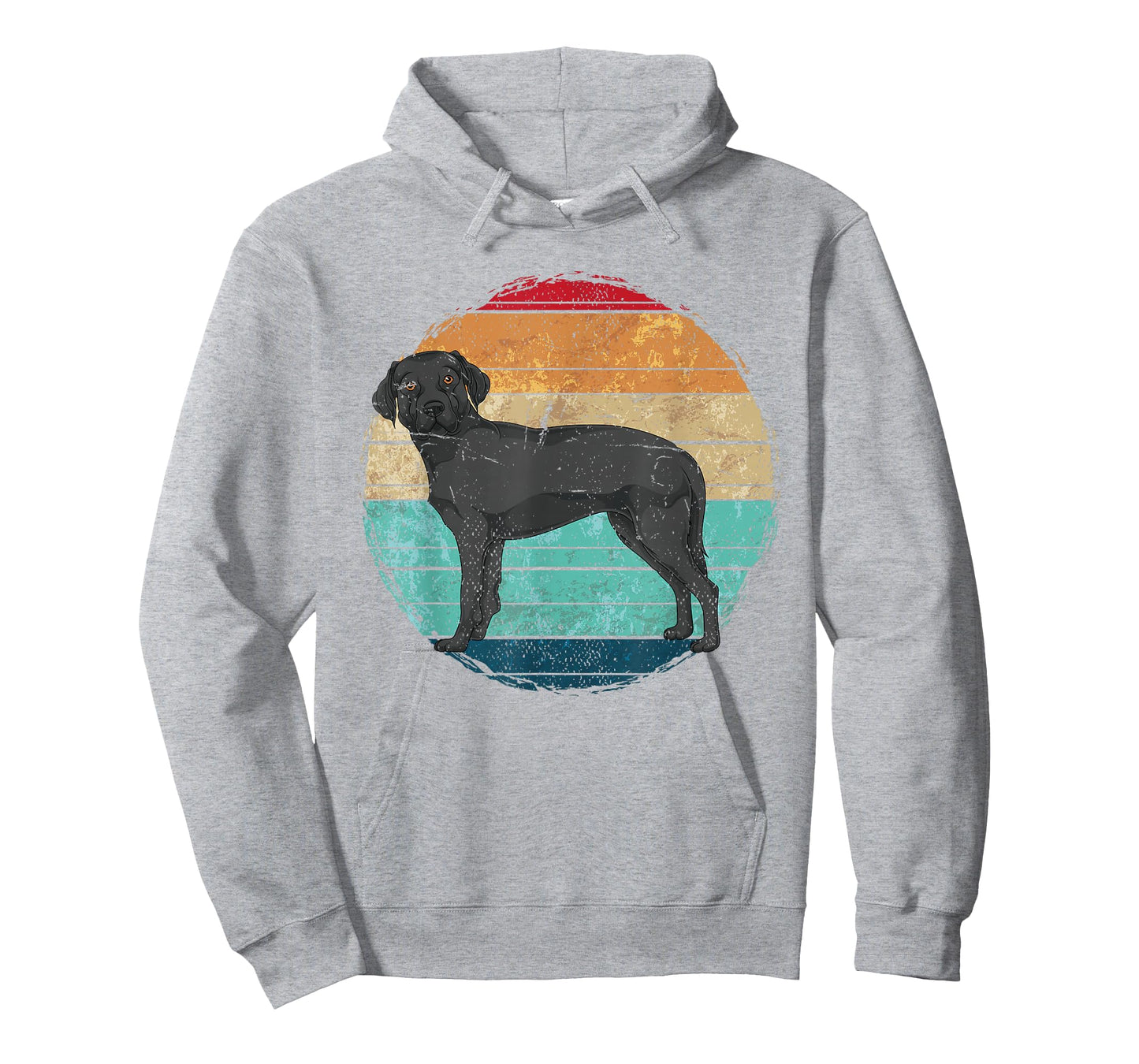 Retro Black Labrador T-Shirt