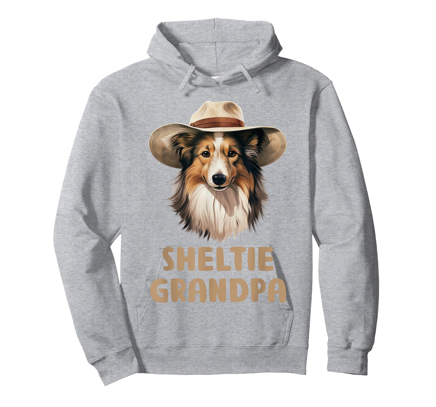 Sheltie Grandpa Dog Lovers Gift Funny Puppy Sheltie Owner T-Shirt for Men Women Kids