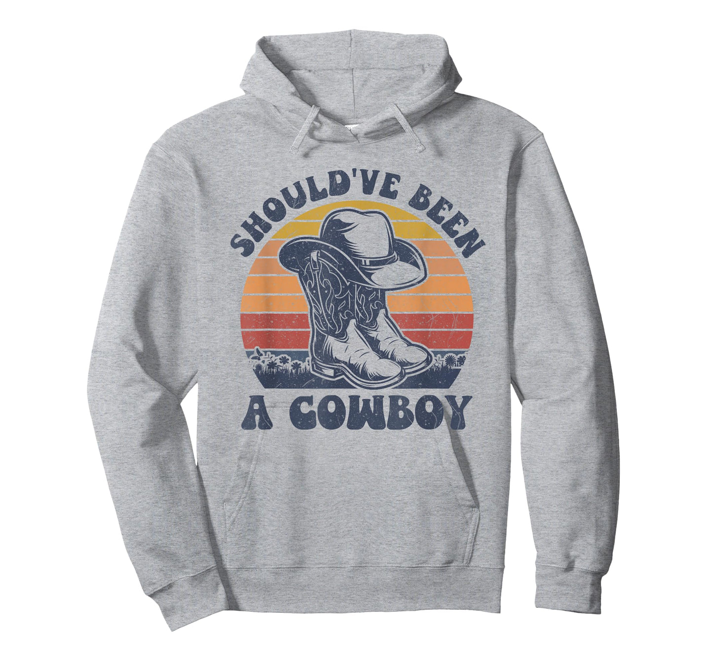 Vintage I Should Have Been A Cowboy Hat Western Life country T-Shirt