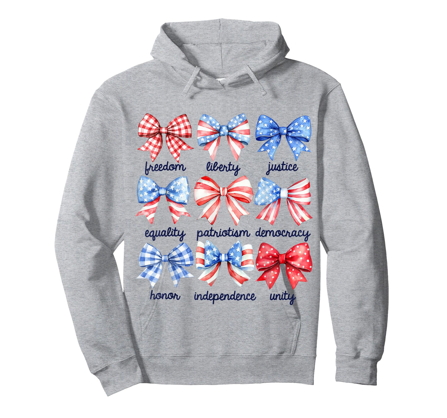 4th of July Coquette Bow July 4th American Flag Memorial Day T-Shirt