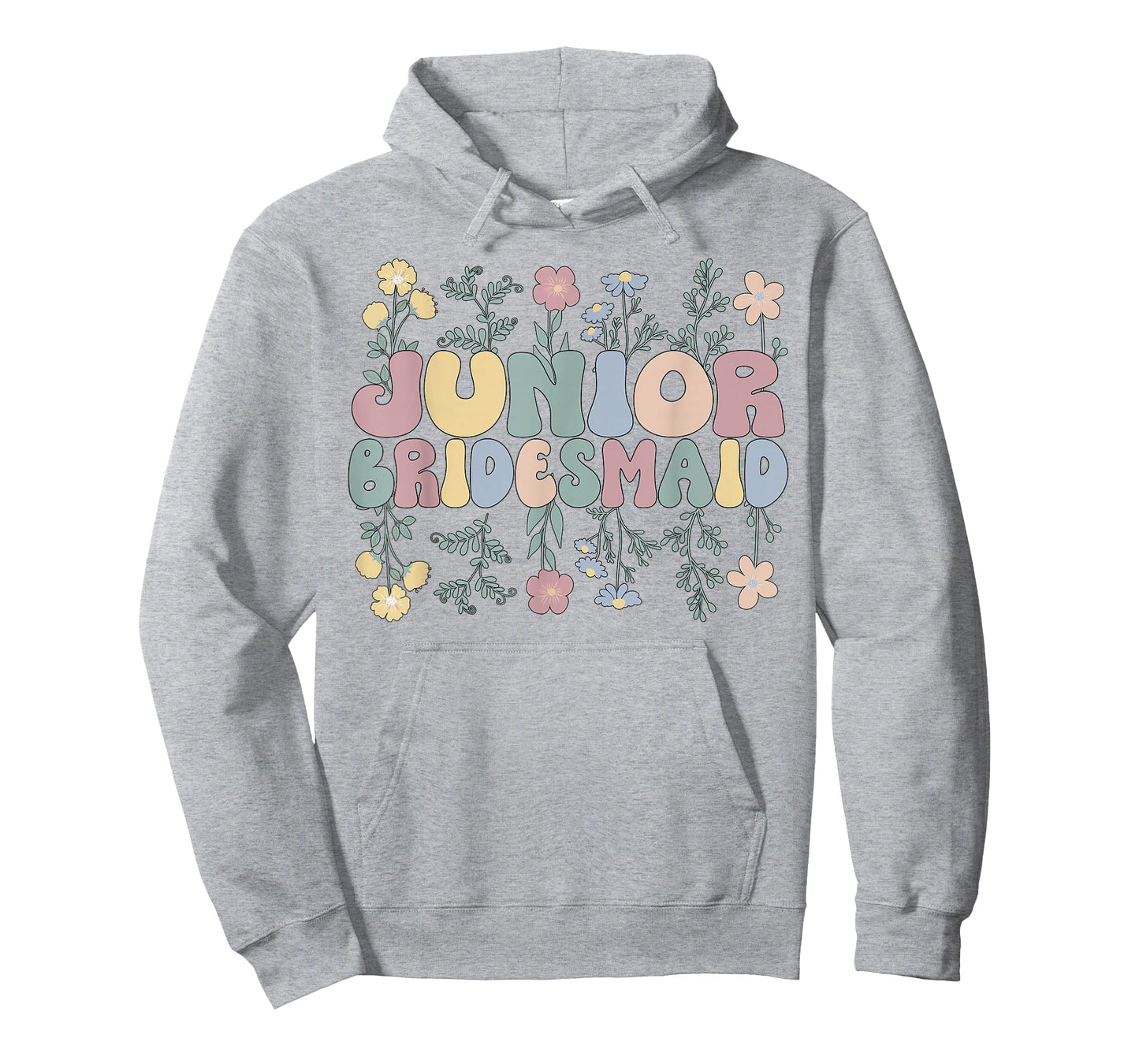 Junior Bridesmaid Wedding Junior Bridesmaid Party Flowers T-Shirt
