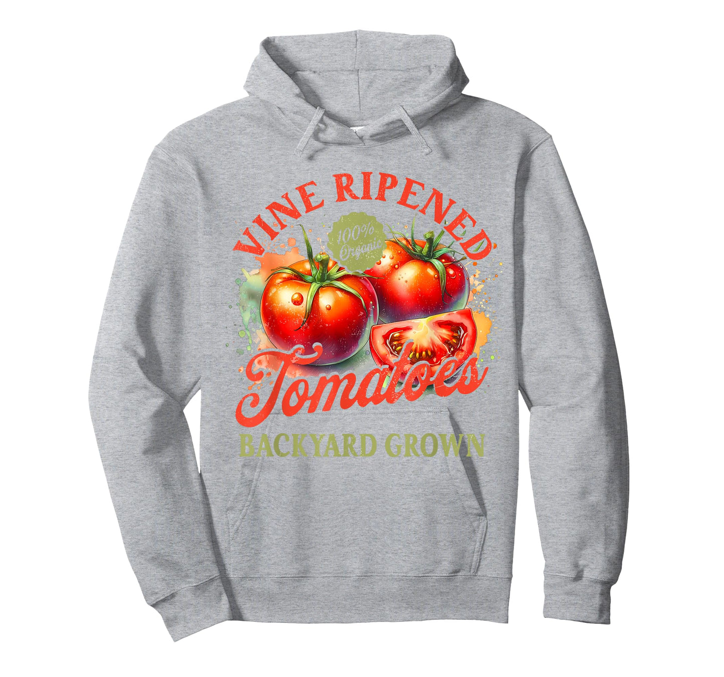 Tomato Lover Homegrown Vine Ripened Tomatoes Backyard Grown T-Shirt