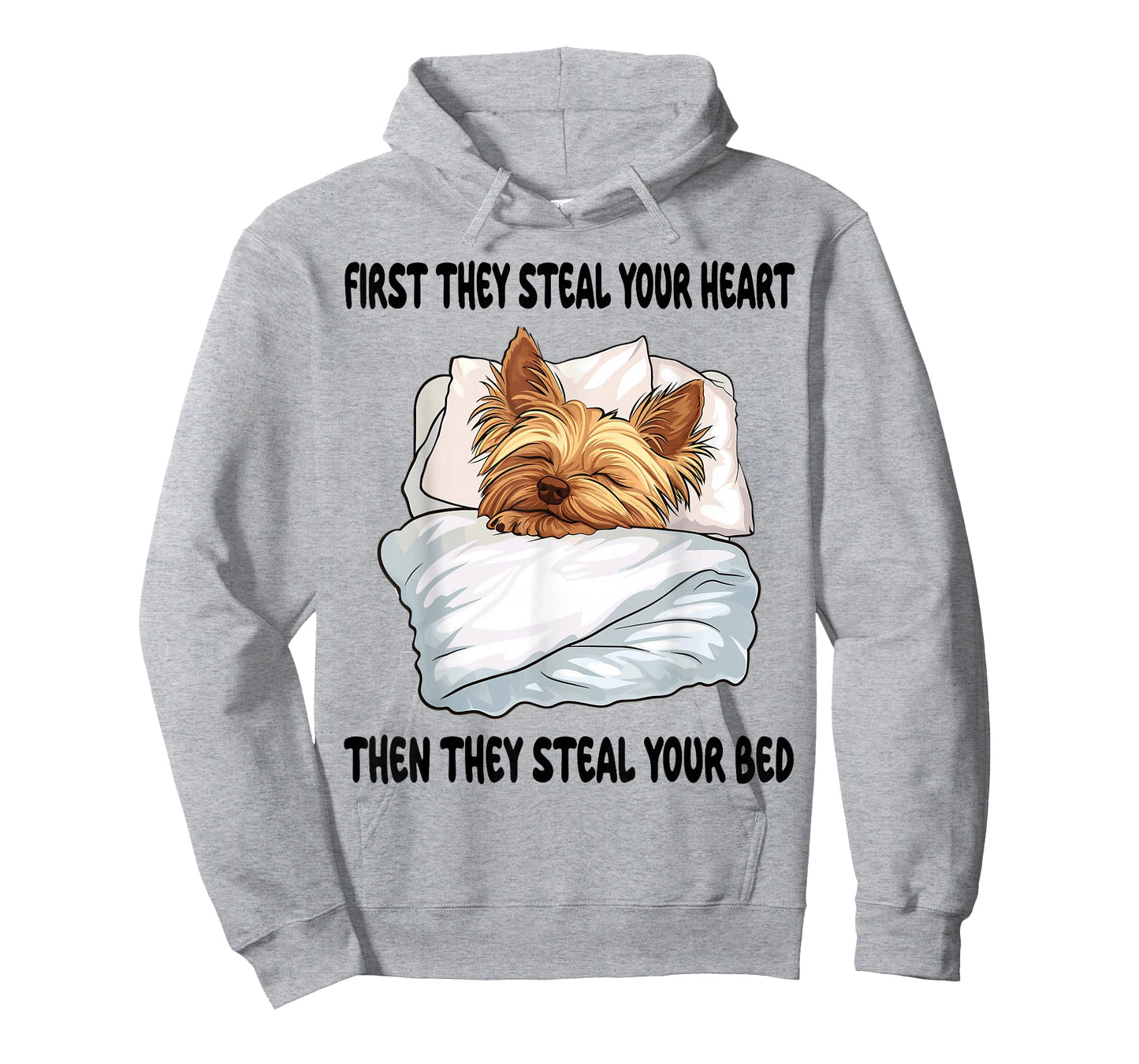 Yorkshire Terrier Yorkie Sleeping Pajamas Nightgown T-Shirt