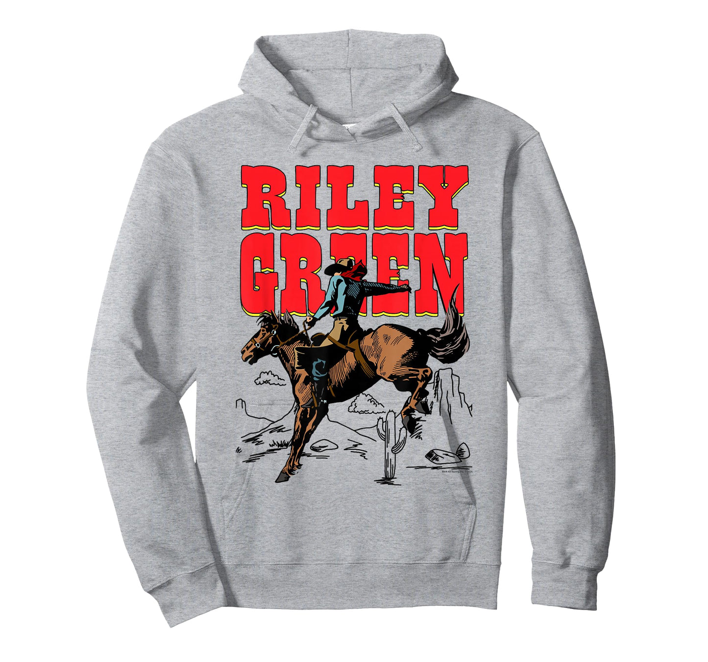 Riley Green Cowboy Horseback Riding Desert T-Shirt
