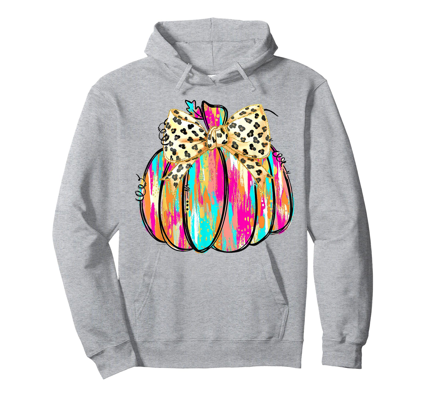 Coquette Bow Pumpkin Season Autumn Fall Leaves Thanksgiving T-Shirt