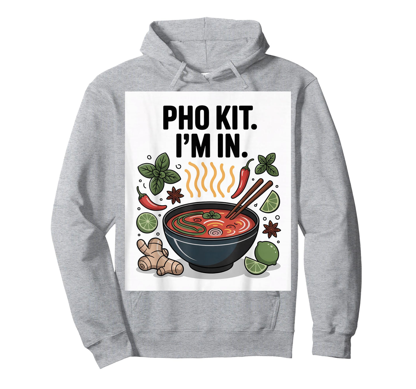 Pho Kit Soup Ingredients Pho Broth at Home Funny Pho Lover T-Shirt