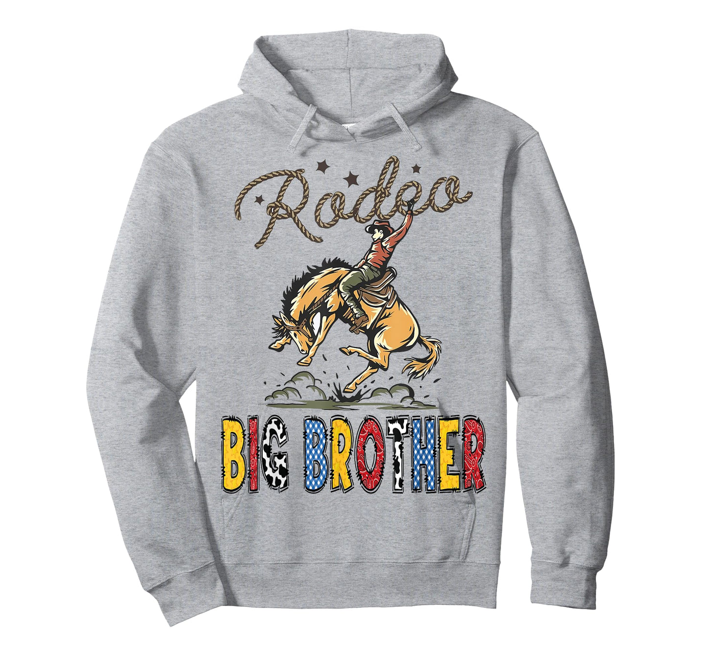 Rodeo Big Brother Cowboy Cowgirl Birthday Family Matching T-Shirt